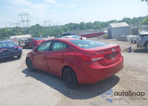 2013 Hyundai Elantra Gls z USA, uszkodzony, nr VIN KMHDH4AE3DU491959